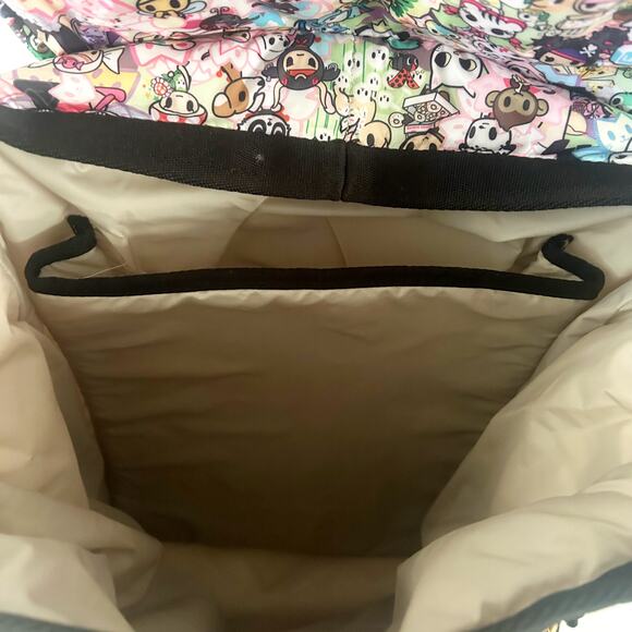 LeSportsac X TokiDoki Fioritura Print Large Strap All Over Print Backpack RARE - Picture 3 of 12